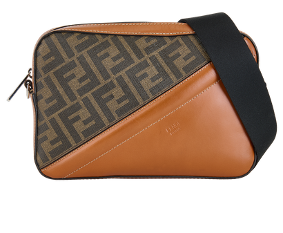 Diagonal Camera Case, £650, Handbags, Brown/Tan, Canvas/Leather, Front view